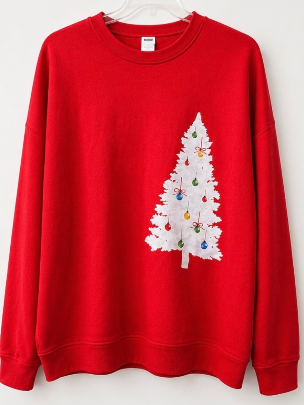 Digiprint Apparel Women's 3XL Red Christmas Tree Sweater